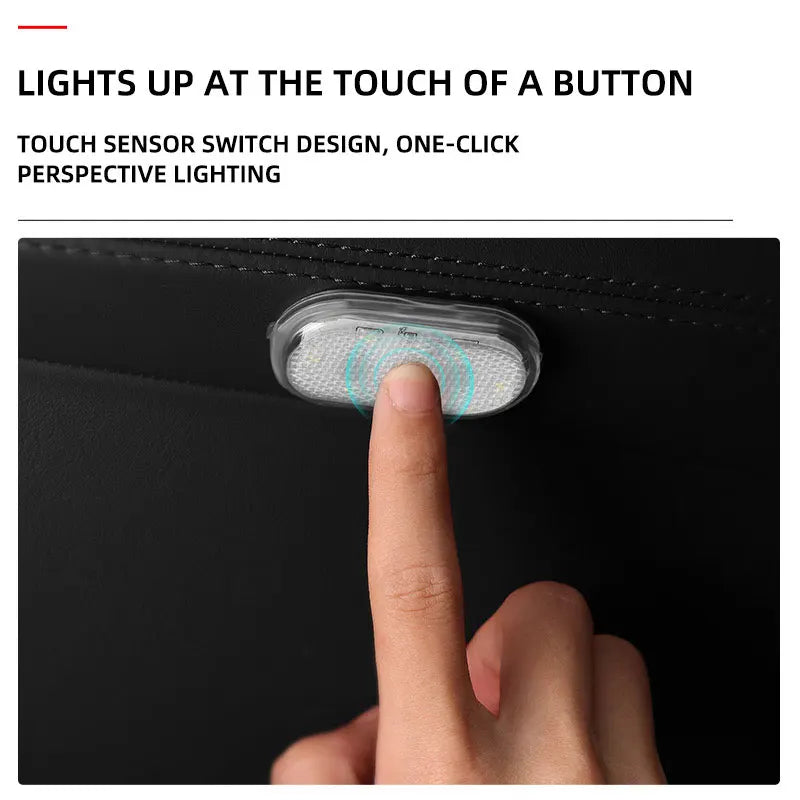 1/2/4Pcs Touch Sensor USB LED Interior light LED Lamp Car Ceiling Lamp Reading Light Car Decorations Roof Interior Lighting