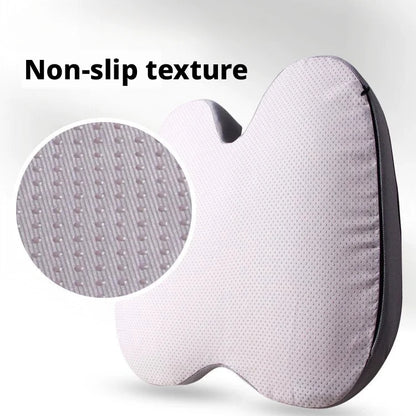 Coussin en mousse à mémoire de forme pour soulager la douleur coccygienne, idéal pour le bureau et la voiture