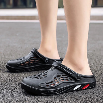 Plus Size 47 48 49 Men Summer Clogs Sandals EVA Slippers Men and Women Garden Shoes Beach Sandals Couple's Outdoor House Slides