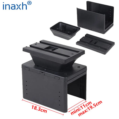 Universal Car Armrest Central Universal Model Armrest Box Car Accessories Storage Box Modification Retrofit Parts