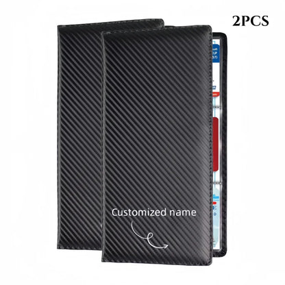 Personalized customized Car Registration and Insurance Card Holder,  Essentials Vehicle Wallet Case for Driver License, ID Card