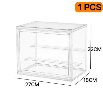 Transparent Display Rack – Ladder Storage Box for Anime Cars, Figurines & Jewelry