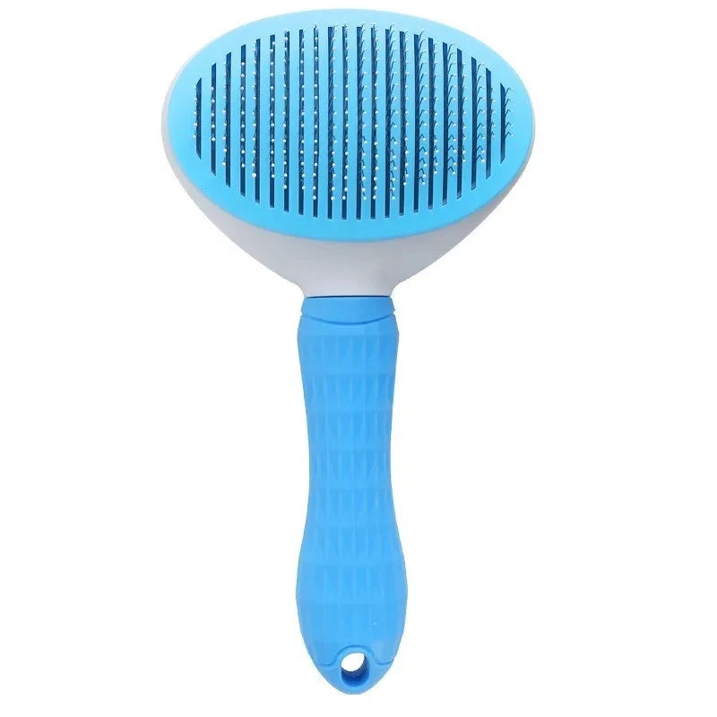 Self-Cleaning Pet Dematting Comb for Dogs & Cats