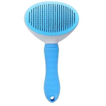 Self-Cleaning Pet Dematting Comb for Dogs & Cats