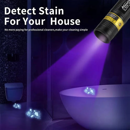 365nm Mini UV Led Blacklight Flashlight Usb Rechargeable Nail lamp Pet Stain Leakage Marker Ore Money Scorpion Detection Lights