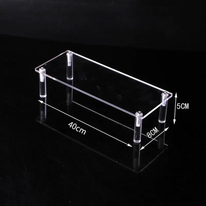 1-5 Tier Iridescent Acrylic Display Risers Stand Shelf for Figures Collectibles Cupcakes Perfumes Jewel Decorating & Organizing