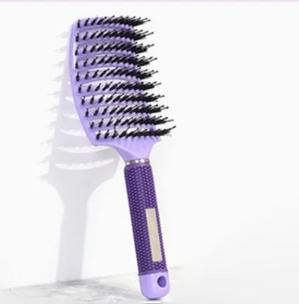 Multi color scalp massage comb, professional wet hair and curly hair styling tool