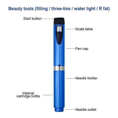 New Magic Pen Wrinkle Relief Injection Pen Three line Specialized Aseptic Instrument Beauty Consumables Beauty Salon