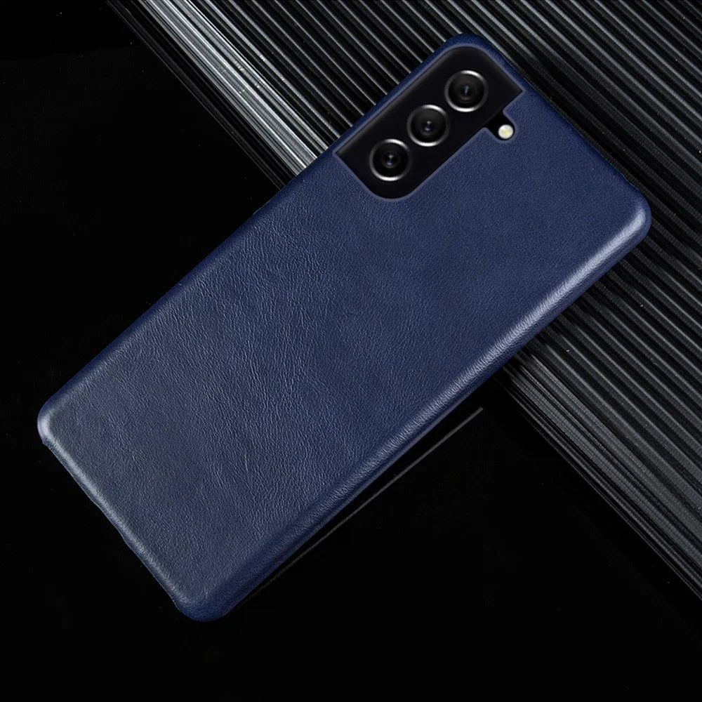 Hand Made Genuine Leather Cases For Samsung Galaxy S21 FE S20 S20FE 5G S20Plus Aesthetic Vintag Pattern Phone Shell Cover Back