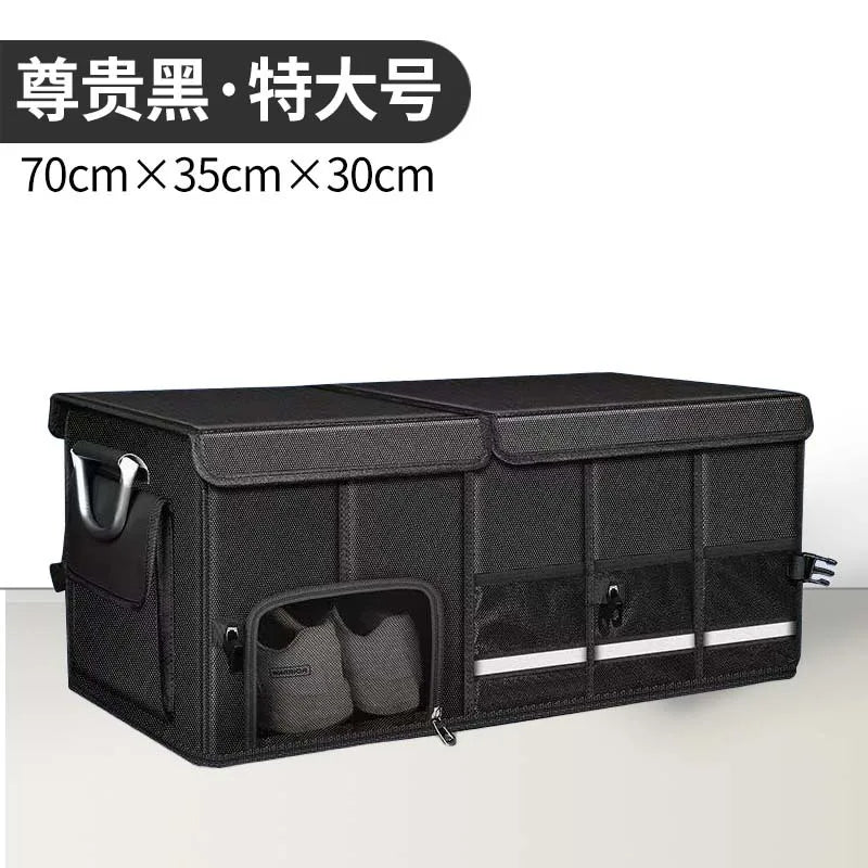 Foldable Waterproof Oxford Cloth Trunk Storage Box Large Capacity Car Organizer Portable for Camping Fishing Travel Accessories