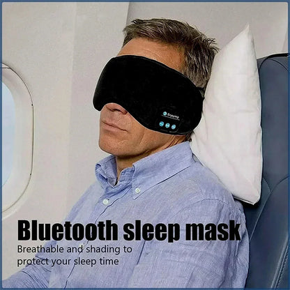 Bluetooth Sports Sleeping Earphones New Headband Elastic Wireless Headphone Music Eye Mask Blackout Noise Cancellation Headset