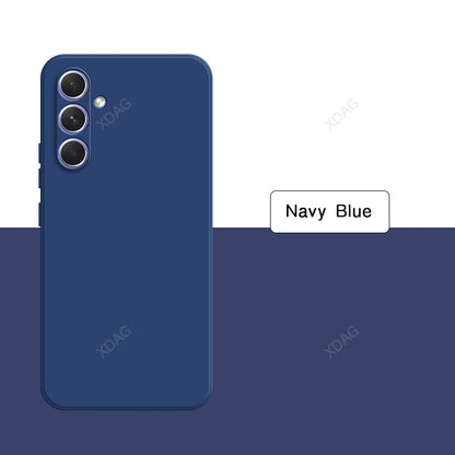 Original Solid Color Back Cover for Samsung Galaxy A54 A34 A24 A14 A04 A04S A73 A53 A33 A23 A13 4G 5G Liquid Silicone Phone Case