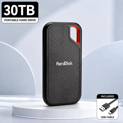 1TB External Hard Drive 2TB Portable SSD USB-C Fast Storage Disk for Laptop Mac PC Phone Photo File Backup
