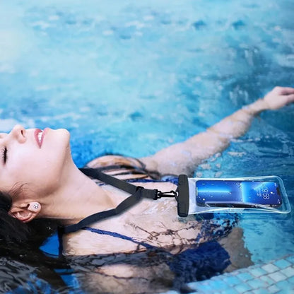 Universal Waterproof Phone Case for Swimming - Underwater Protector Pouch Cover Compatible with iPhone 11 12 13 14 15 16 pro Ser