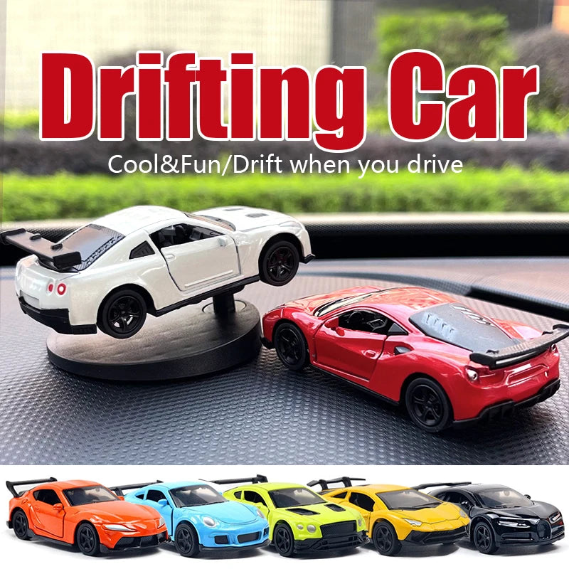 Drift Car Dashboard Ornament – Swinging Sports Car Decor