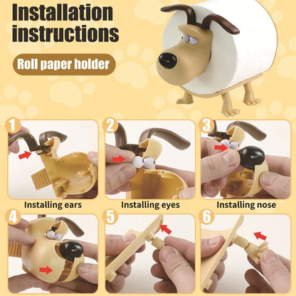 Fun Dog Raccoon Sheep Toilet Paper Holder Home Decor Bathroom Accessory Storage For Toilets Bathrooms Kitchens Living Rooms