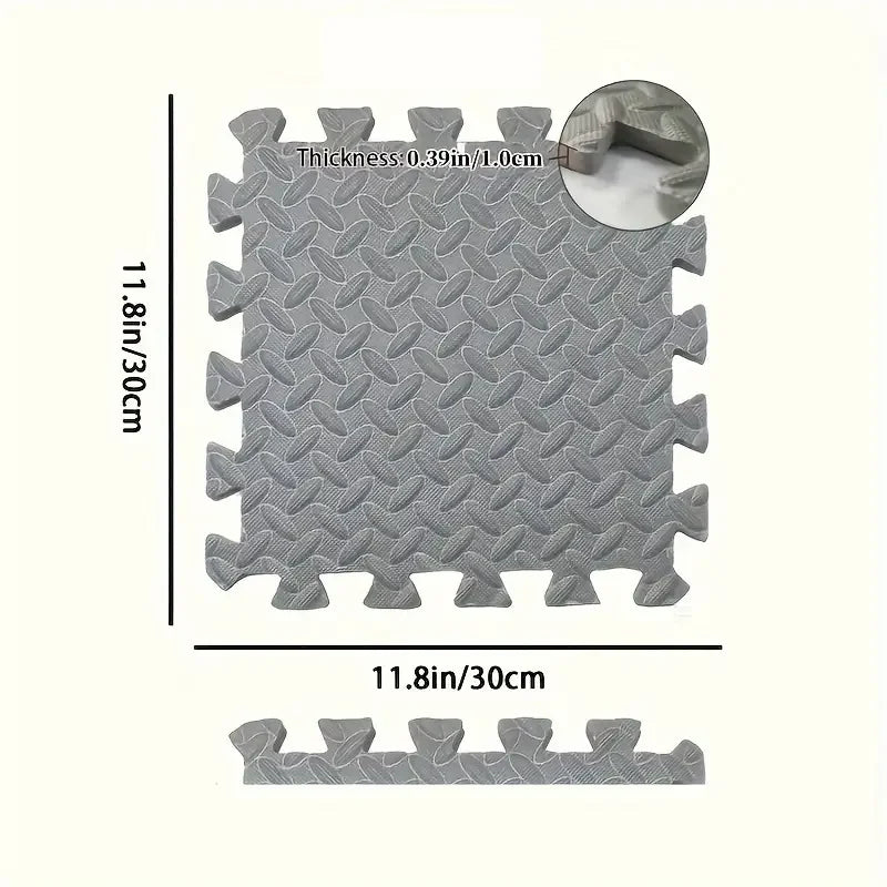 16-Piece Interlocking EVA Foam Floor Mat for Home Gym and Yoga