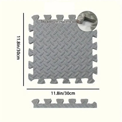 16-Piece Interlocking EVA Foam Floor Mat for Home Gym and Yoga