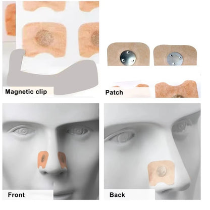 Nasal Dilator Band, Reusable Magnetic Nose Vents for Snoring Relief & Workout Airflow, Comfort Sleep Aid, No Adhesive