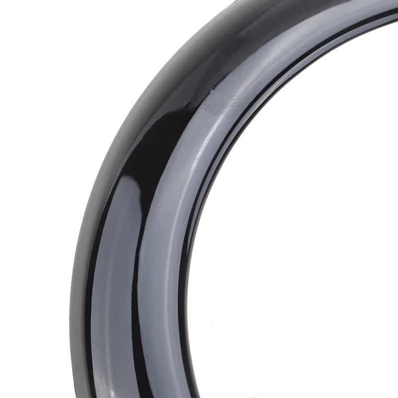 Rear Badge Ring Car Logo Cover For BMW 1 Series F20 F21 2011-2019 Black/Carbon Pattern Frame Sticker Car Decoration Accessories