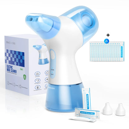 Nasal Irrigation System Sinus Rinse Machine with Water Tank & Waste Collection Tank - Nose Cleaner for Sinus,Allergy Relief