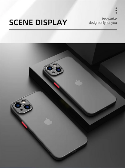 Jingjia Armor Bumper Shockproof Case For iPhone 15 11 12 13 Mini 14 Pro XR X Xs Max 7 8 Plus SE 2020 Silicone Hard Cover Capa