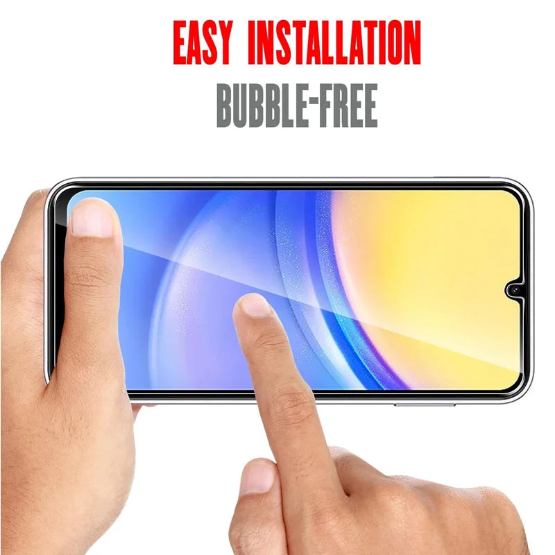 3Pcs HD Tempered Glass For Samsung A03 A12 A13 A14 A15 A21S A22 A30 A31 A32 A33 A34 A35 5G Screen Protector