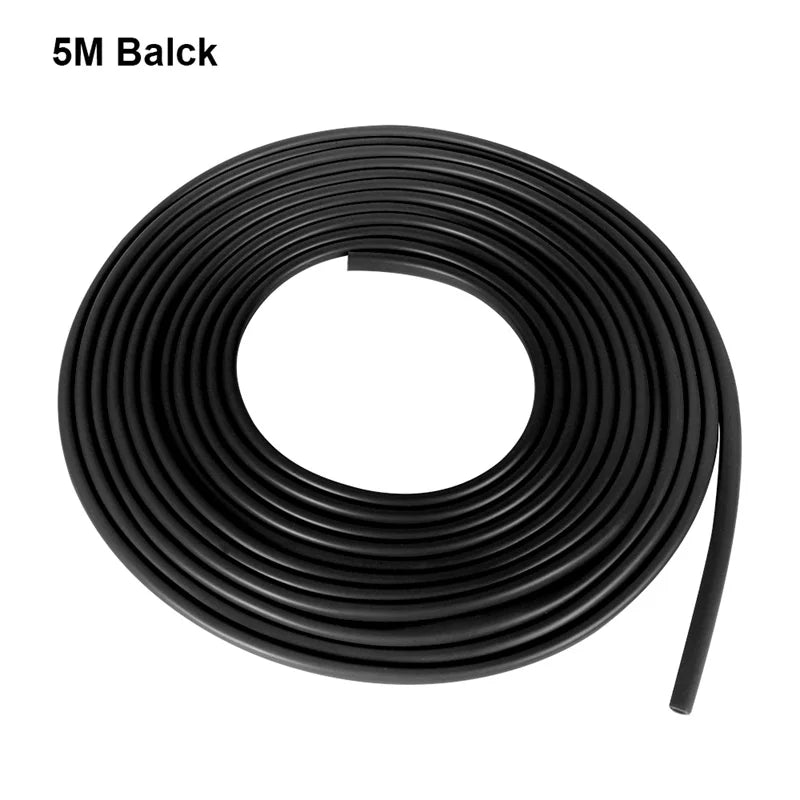 5M Car Door Edge Rubber Scratch Protector Strips Car Styling Mouldings Protection Side Doors Moldings Adhesive Scratch Tools New