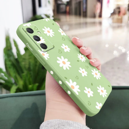 Tender Daisy Phone Case For Samsung Galaxy A56 A36 A26 A55 A35 A25 A15 A17 A16 A07 A06 A05 A54 A34 A24 A14 A04 A04S A04E 4G 5G