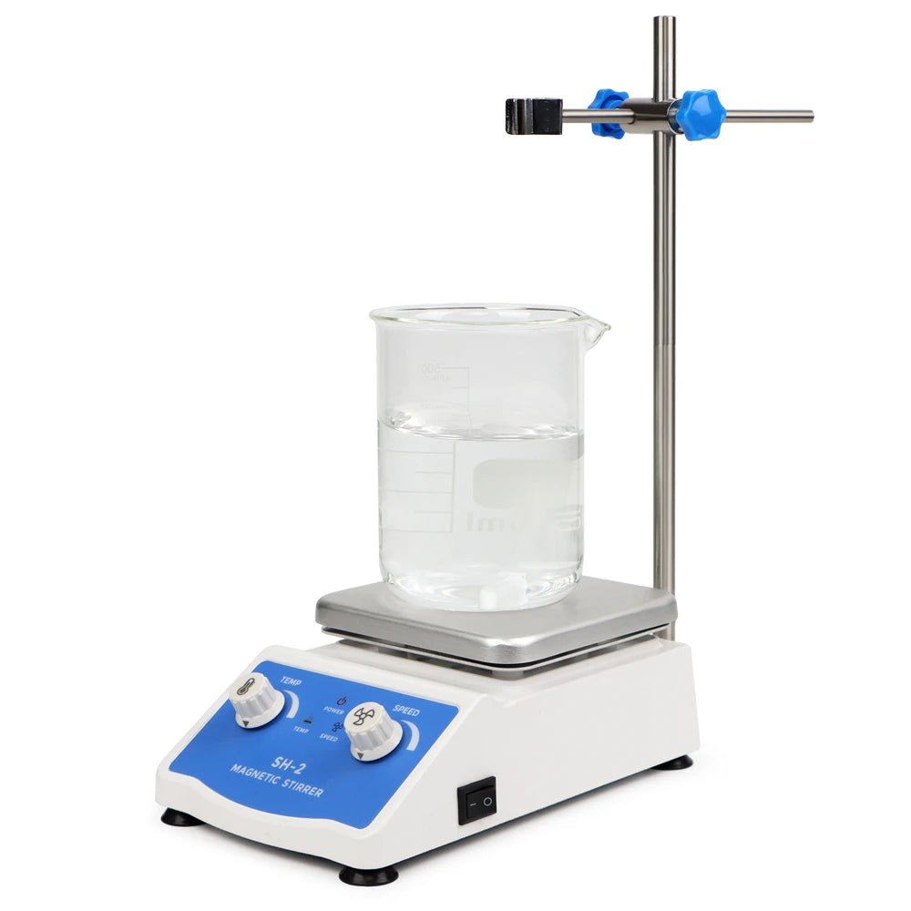 Heating Magnetic Stirrer Digital Display Thermostatic Stirrer Laboratory Hot Plate Magnetic Mixer Adjustable Speed 1600rpm