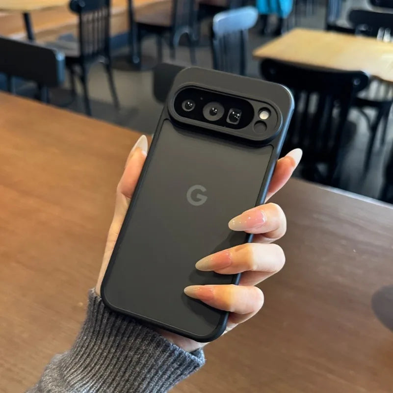 For Google 9A Magnetic Case Slim Matte Carbon Fiber Wireless Charger Cover for Google Pixel 9 10 Pro XL 8A 8 Pro Armror Cover