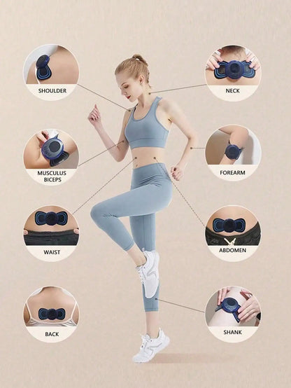 Electric Neck Massage Pads To Relieve Shoulder And Neck Pressure, EMS Micro Current Neck Massage Patches