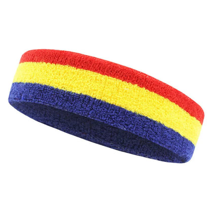 AOLIKES 1PCS Sweatbands Sports Headband - Terry Cloth Moisture-Wicking Sports Towel Headband for Tennis,Basketball,Running,Gym