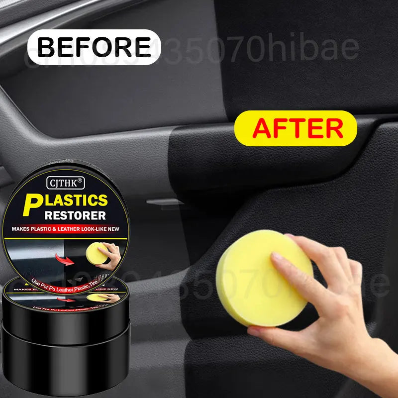 Car Plastic Restorer and Leather Coating – Back to Black Gloss