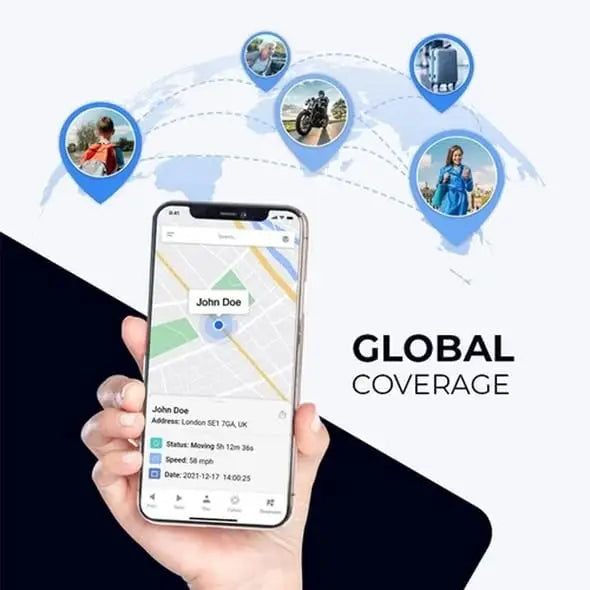 Mini Bluetooth Anti-Lost Tracker with Magnetic Mount for Cars and Valuables