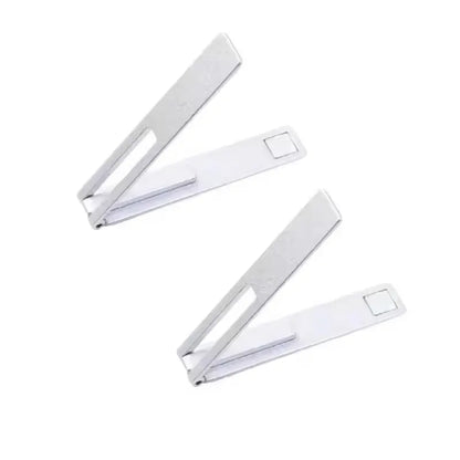 Magnetic Ultra Thin Foldable Mobile Phone Holder Bracket Metal Alloy Desktop Cell Phone Stands Universal Phone Support Kickstand