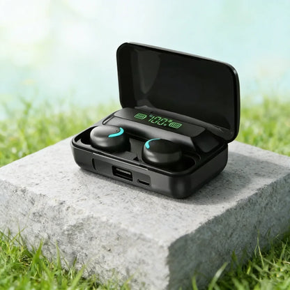 Wireless Earphones LED Dislpaly Binaural TWS Wireless Bluetooth Headset Noise Reduction Bluetooth Headphones