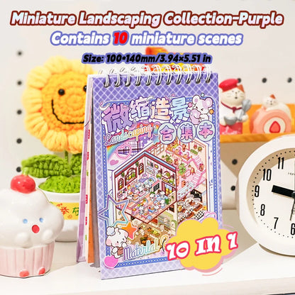 20Pcs 20in1 3D Cartoon Sticker Book | DIY Scenes Creative Gift for Kids, Portable Sticker Album for Birthday Christmas Crafts