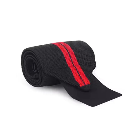 1Pair Adjustable Elastic Wrist Straps for Men And Women Powerlifting Weightlifting Bandages