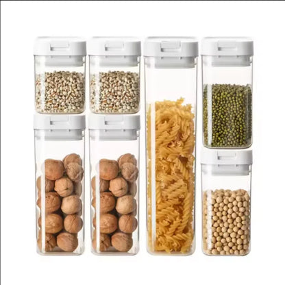 Transparent Plastic Grain Seal Tank Spaghetti Storage Container Moisture-Proof Snack Jar Kitchen Food Tank Pasta Storage Box