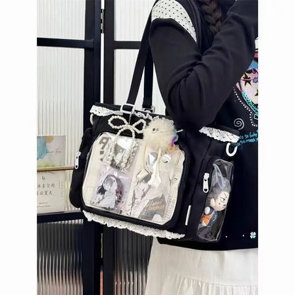 Ballet Girl Large Appetite Itabag Japanese Two-Dimension Single Shoulder Crossbody Bag Gift For Friends Women'S Handbag