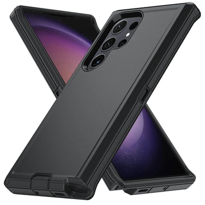 For Samsung Galaxy S25 S24 S23 S22 S21 S20 FE Plus Ultra Note 20 Armor Shockproof Defender Phone Case Hard PC+TPU Back Cover