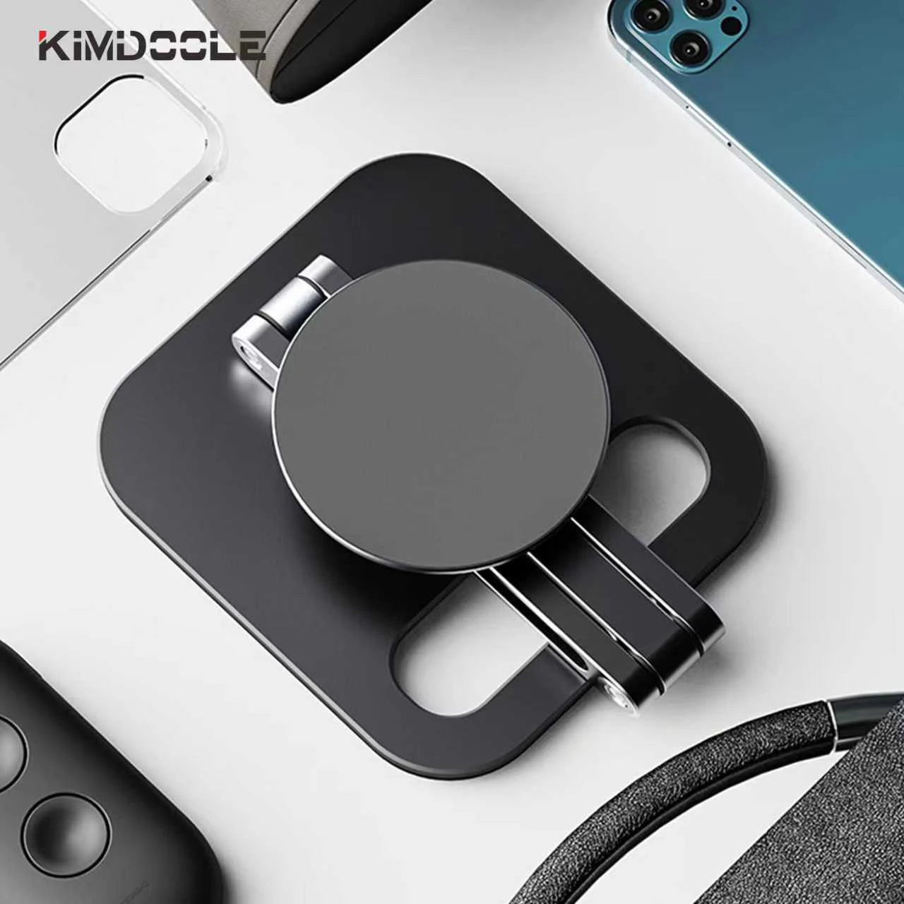 Kimdoole Metal Magnetic Tablet Holder for Table Desk Stand Suport for Ipad Pro Samsung Huawei Apple Tablet Accessories