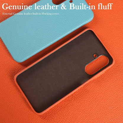 Luxury Genuine Leather Case For Samsung Galaxy A17 A07 A26 A36 A56 A15 A53 A24 Full Wrapped Shockproof Phone Cases Back Cover