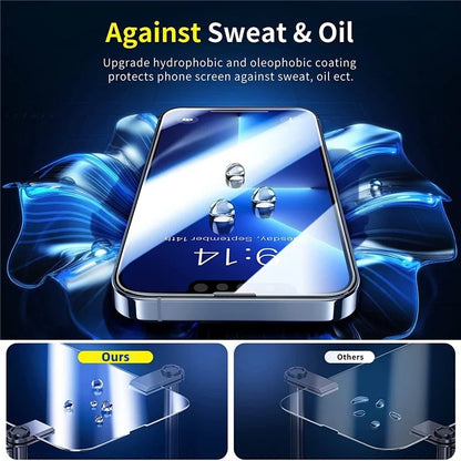1-5Pcs Tempered Glass for IPhone 17 16 15 14 13 12 11 Pro Max Screen Protector for 12Mini 13Mini 7 8 14 Plus SE X XS XR Glass