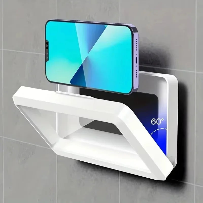 Fixed Universal Waterproof and Anti-fog Mobile Phone Case For Bathhouses Draining Phone Holder Waterproof Touched Shower Phone