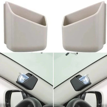 1Pair Car Organizer Auto Truck Pillar Storage Box Cigarette Phone Glasses IC Card Holder Organizers Bag Car Styling Accessories