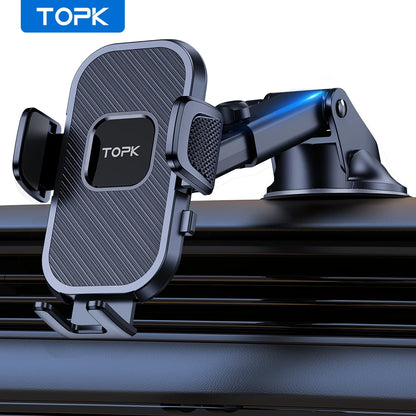 TOPK Car Phone Holder — Air Vent & Dashboard Mount