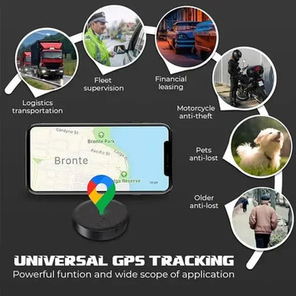 Mini Bluetooth Anti-Lost Tracker with Magnetic Mount for Cars and Valuables