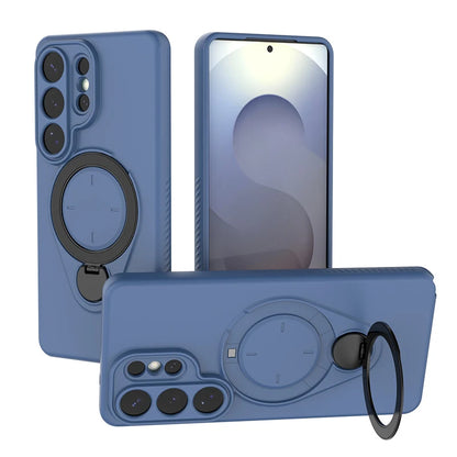 360° Rotating Magnetic Stand Phone Case For Samsung Galaxy S26 S26Plus S26Ultra Wireless Charging Shockproof Protective Cover